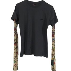 Dragonfly Kids T-shirt Size XL Gray 100% cotton Long Sleeve Lightweight